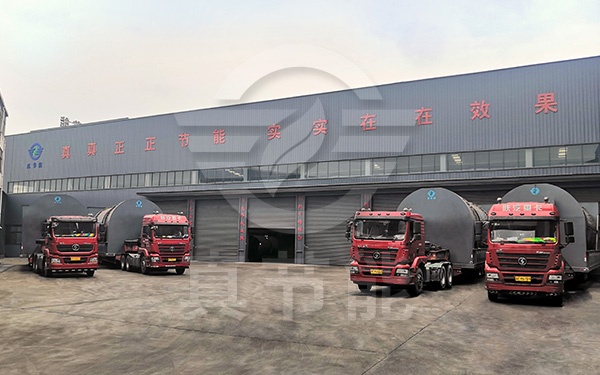 甘蔗渣烘干設備發(fā)貨現場